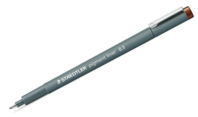 Ручка Staedtler Капиллярная, толщина линии: 0.3 мм, цвет: Коричневый, 1 шт.  #1