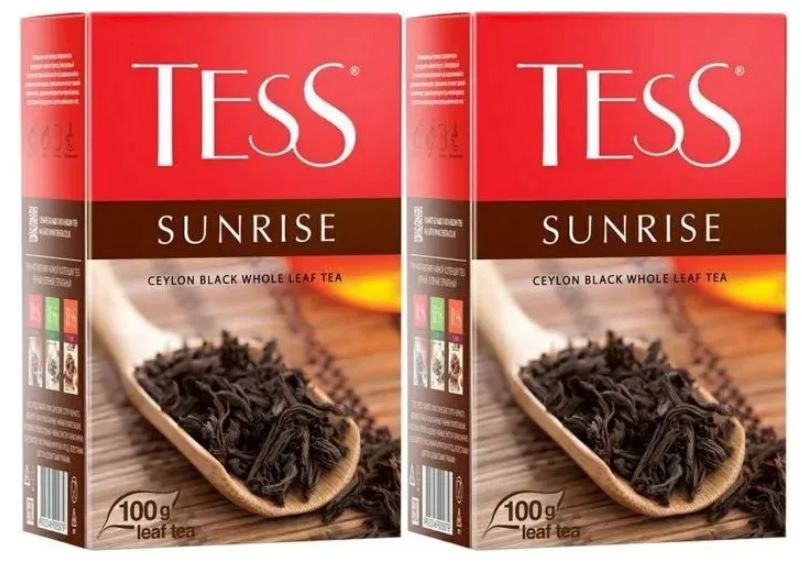 Чай Tess Sunrise черный листовой 100 гр - 2 штуки #1