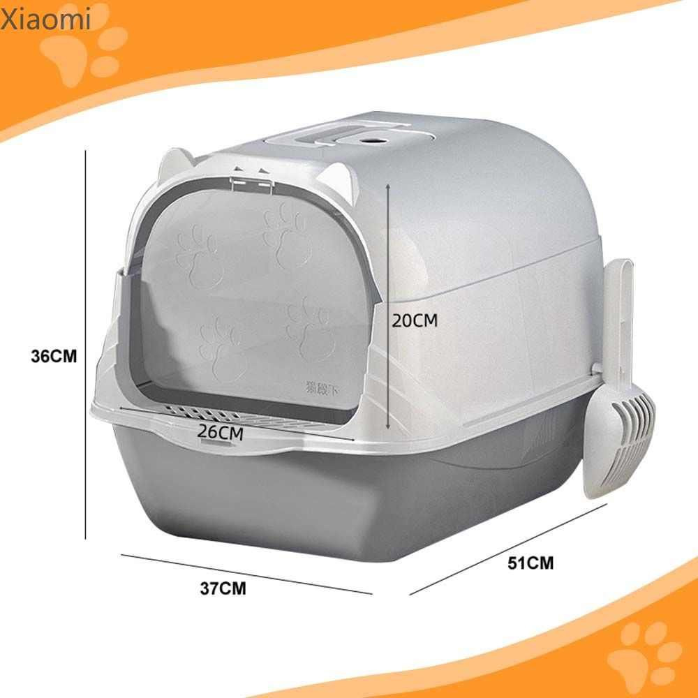 Xiaomi Лоток для кошек закрытый большой дом - купить с доставкой по ...