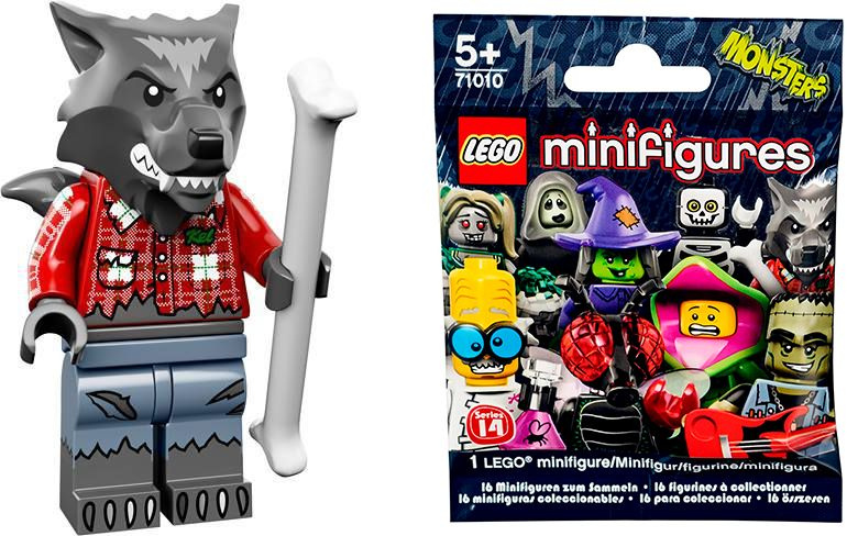 Оборотень LEGO Collectable Minifigures 71010 Серия 14: ЛЕГО Монстры ...