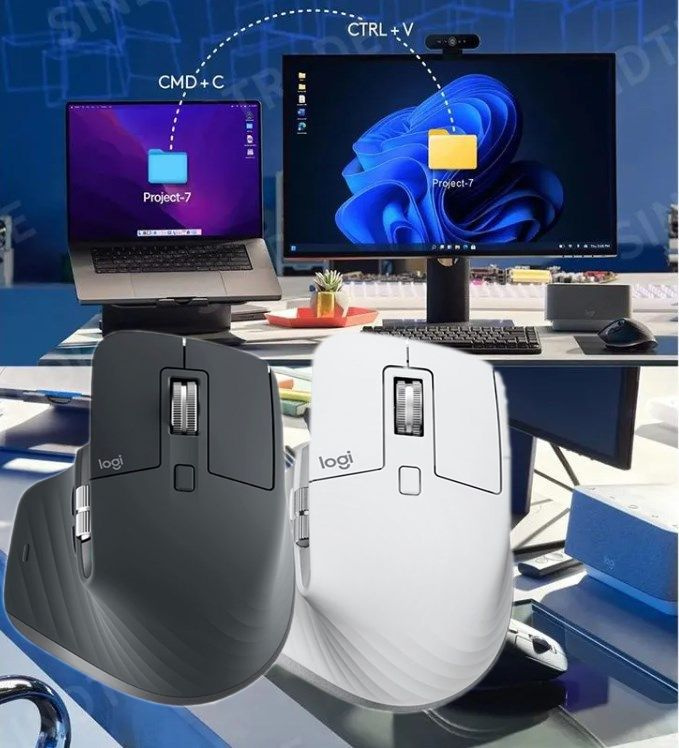 Мышь беспроводная Logitech G MX Master 3S, белый - купить по выгодной ...
