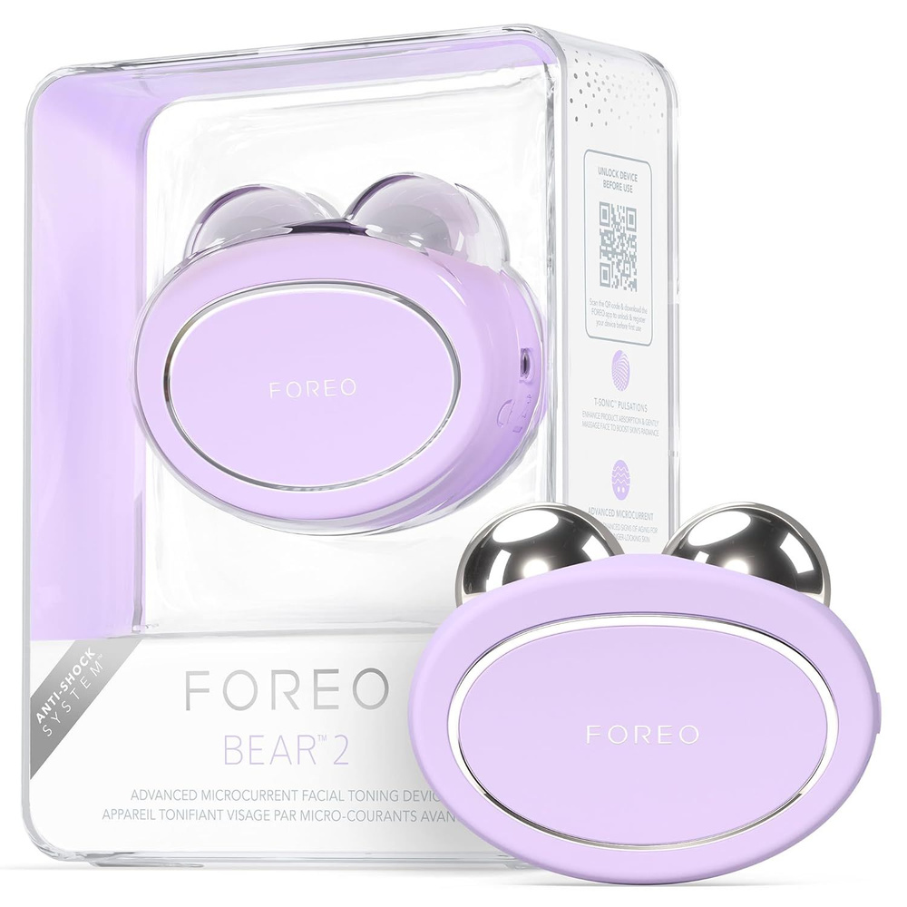 Foreo Микротоки BEAR 2 УМНЫЕ ТОНИЗИРУЮЩИЕ ДЛЯ ЛИЦА - купить по выгодной  цене в интернет-магазине OZON (1176085604)