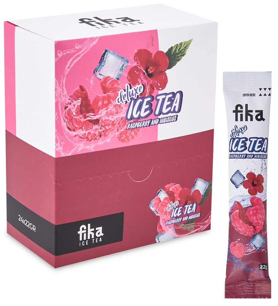 FIKA Холодный чай со вкусом микса каркаде-малина, 24 шт х 22 гр  #1