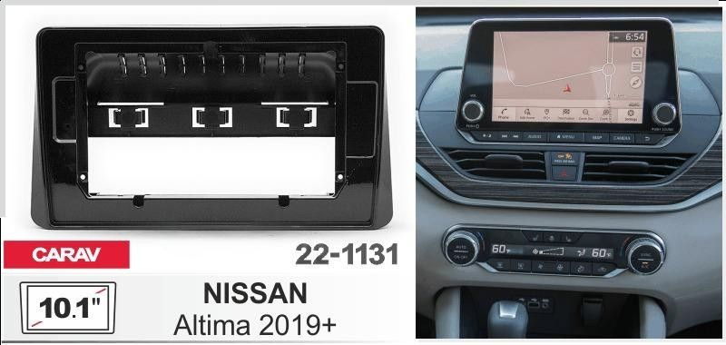 10.1" переходная рамка Nissan Altima 2019+ #1