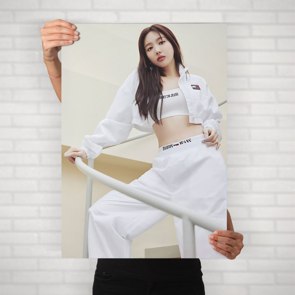 Плакат на стену для интерьера TWICE (Наён - Nayeon 44) - Постер по K-POP музыке формата А1 (60x84 см) #1