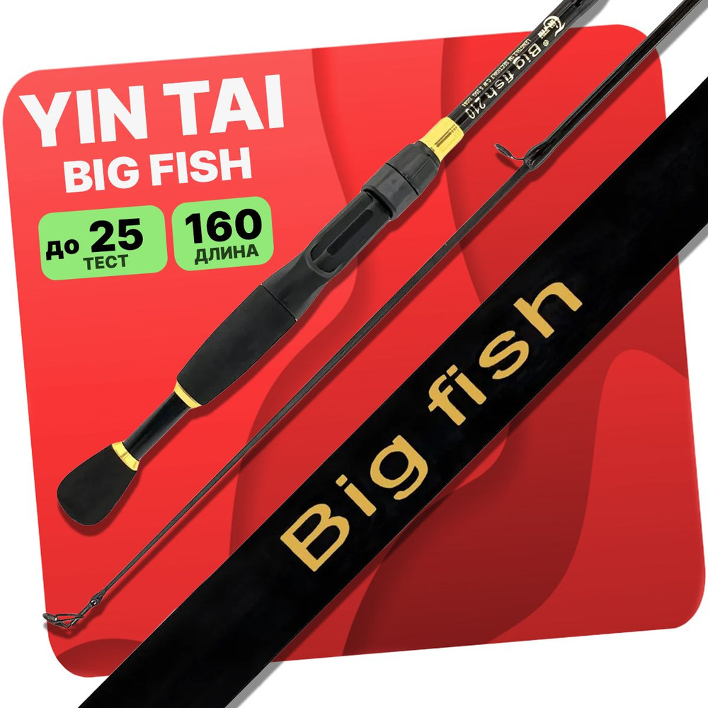 Спиннинг YINTAI BIG FISH, от 5 гр купить по выгодным ценам в интернет-магазине  OZON (1474521817)