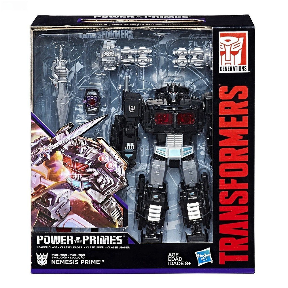 Трансформеры игрушки Hasbro Transformers Generations Power of the Primes Nemesis Prime  #1