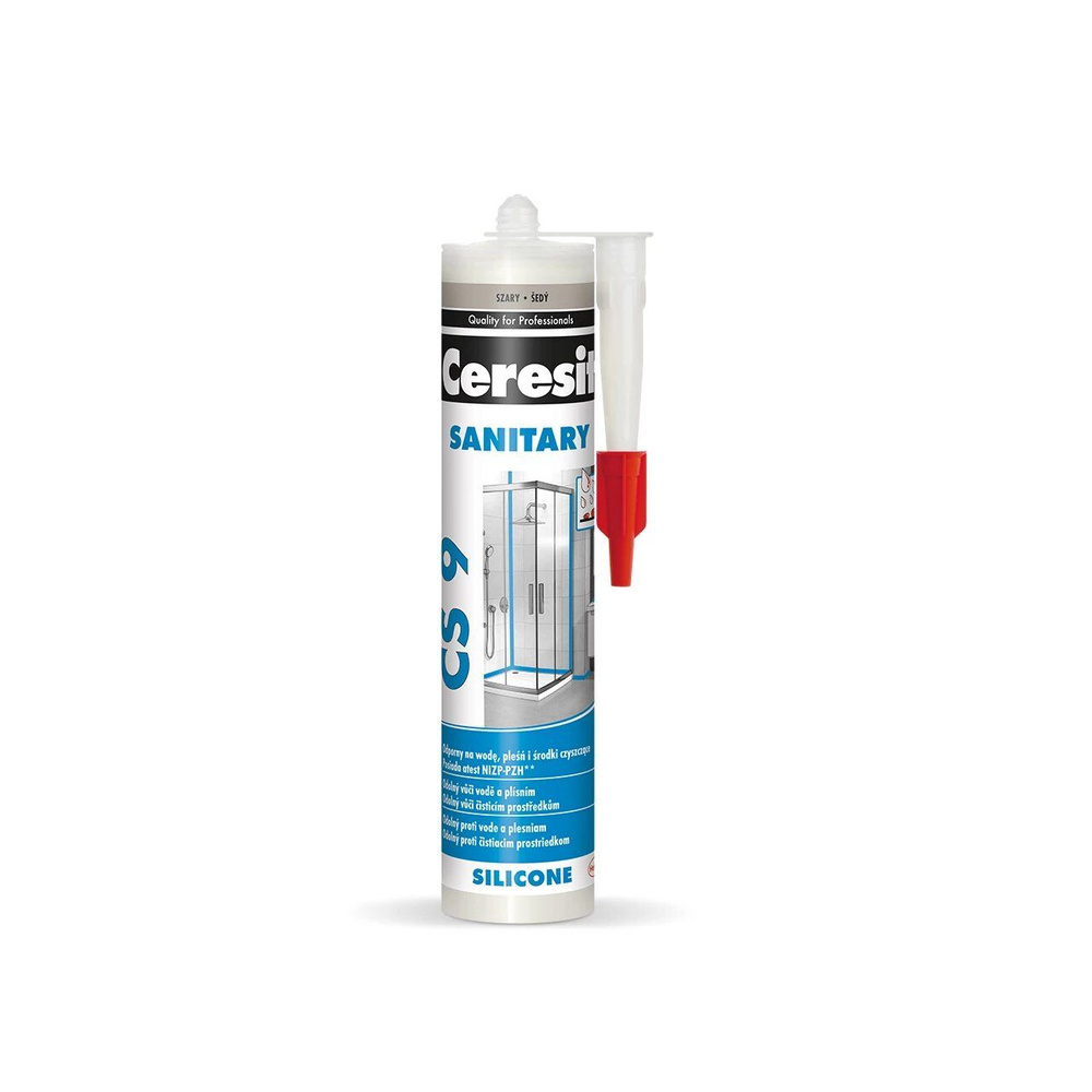 Ceresit CS 9 Цвет: белый, Герметик для ванной силиконовый сантехнический  #1