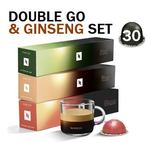 Коллекция кофе Nespresso Vertuo DOUBLE GO & GINSENG SET, 30 капсул #1