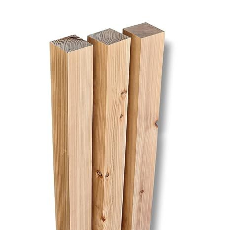 Столб деревянный для забора 90х90х1800 мм из клееной древесины  #1