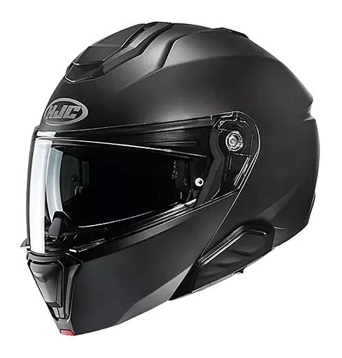 Casque de moto modulaire P/J Hjc i91 Solid Black Metal Vente en Ligne