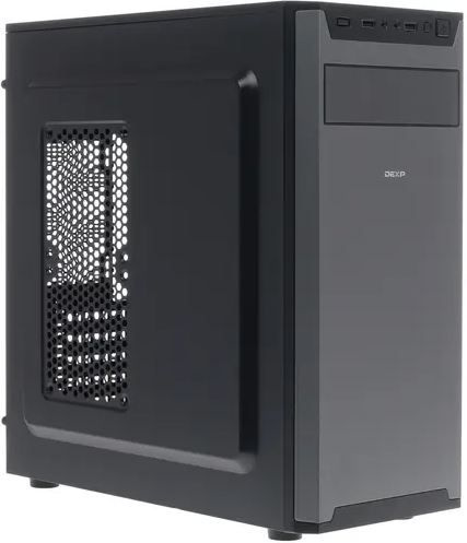 Корпус для компьютера, пк, DEXP DC-101B черный Mid-Tower, Micro-ATX ...