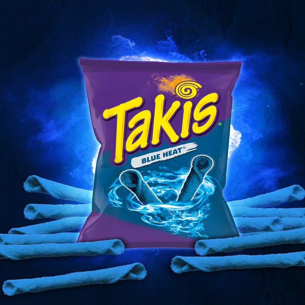 Кукурузные чипсы Takis Blue Heat #1