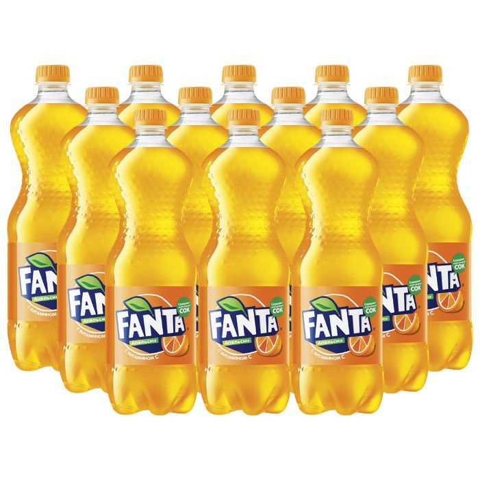 Газированный напиток Fanta "Фанта" 1л х 9шт #1