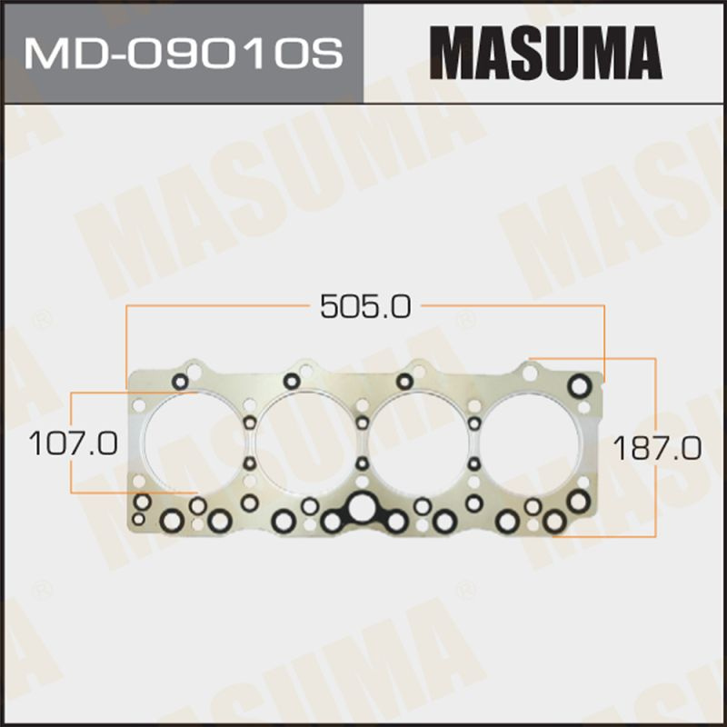 Masuma Прокладка ГБЦ, арт. MD-09010S, 1 шт. #1