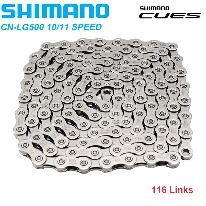 Цепь для велосипеда Shimano Cues CN-LG500 на 9/10/11 скоростей, 116 ...