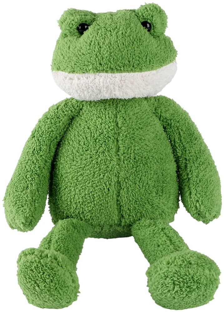 Мягкая игрушка детская "Лягушка", 35 см, плюшевая набивная зверушка ...