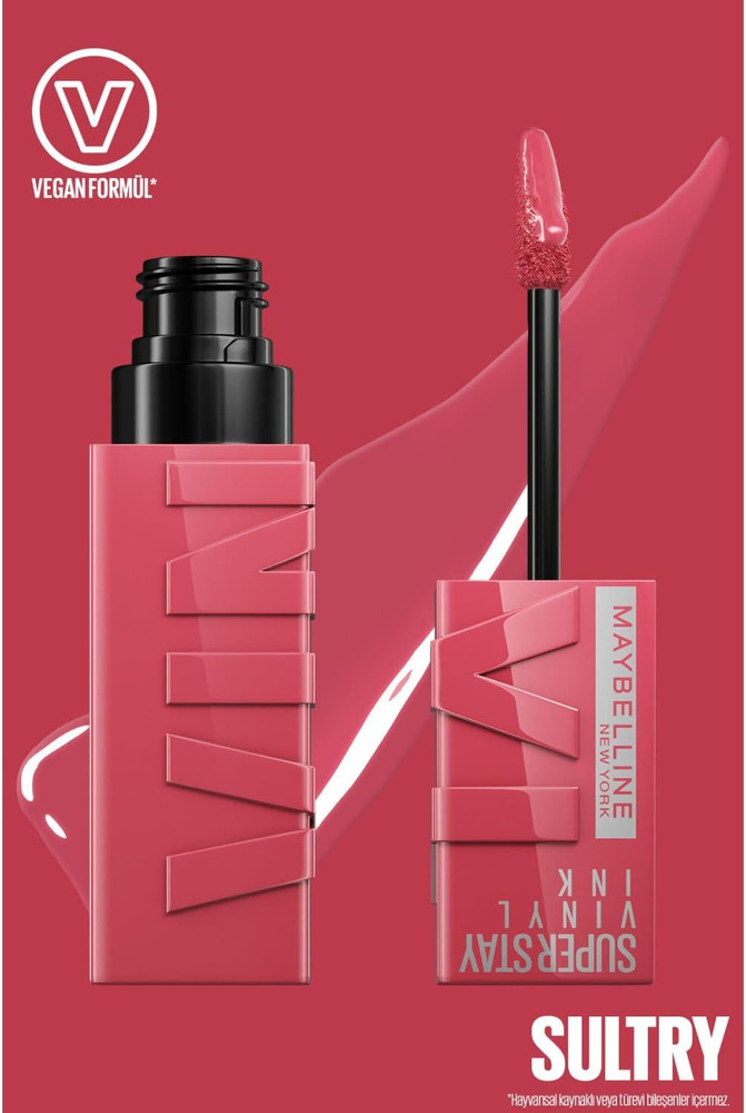 Maybelline New York Super Stay Vinyl Ink,Стойкая жидкая глянцевая ...