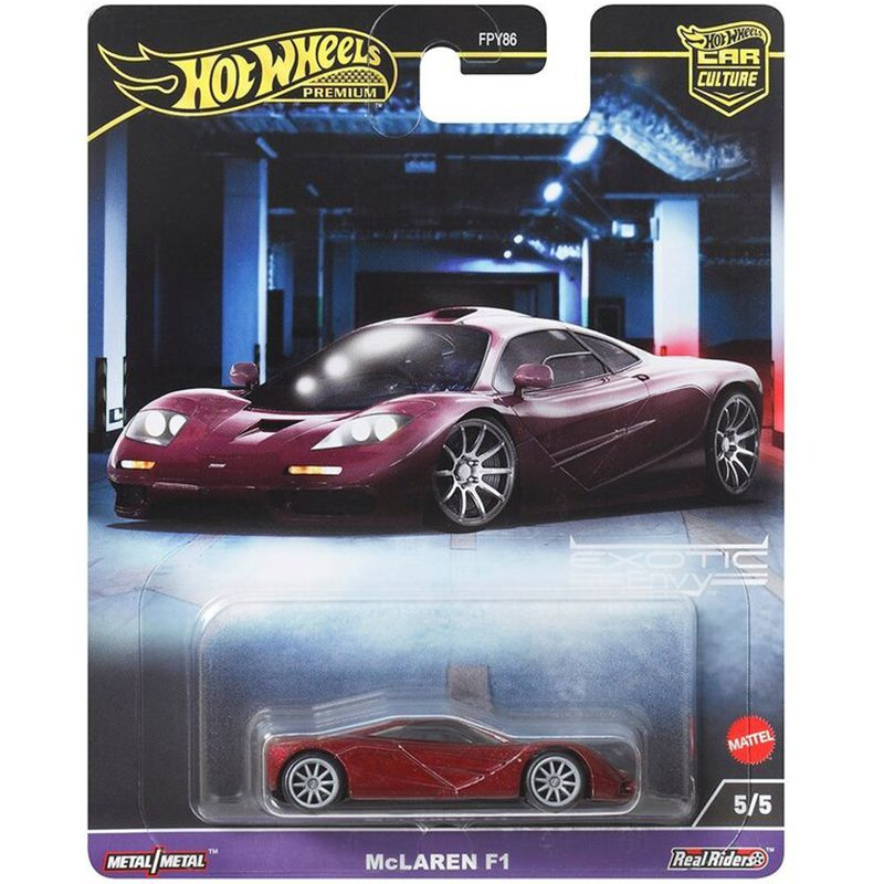 Машинка коллекционная Mattel Hot Wheels Premium Car Culture:FPY86 McLaren F1 #1