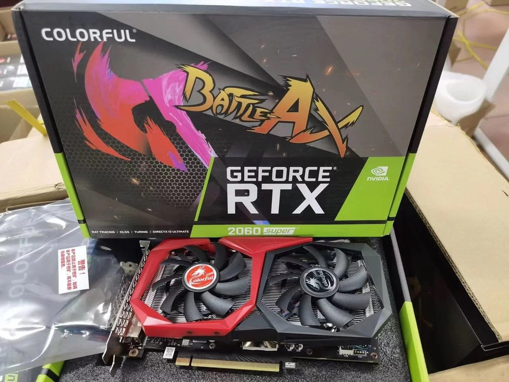 Видеокарта GeForce RTX 2060 SUPER, 8 ГБ GDDR6 PCI Express 3.0