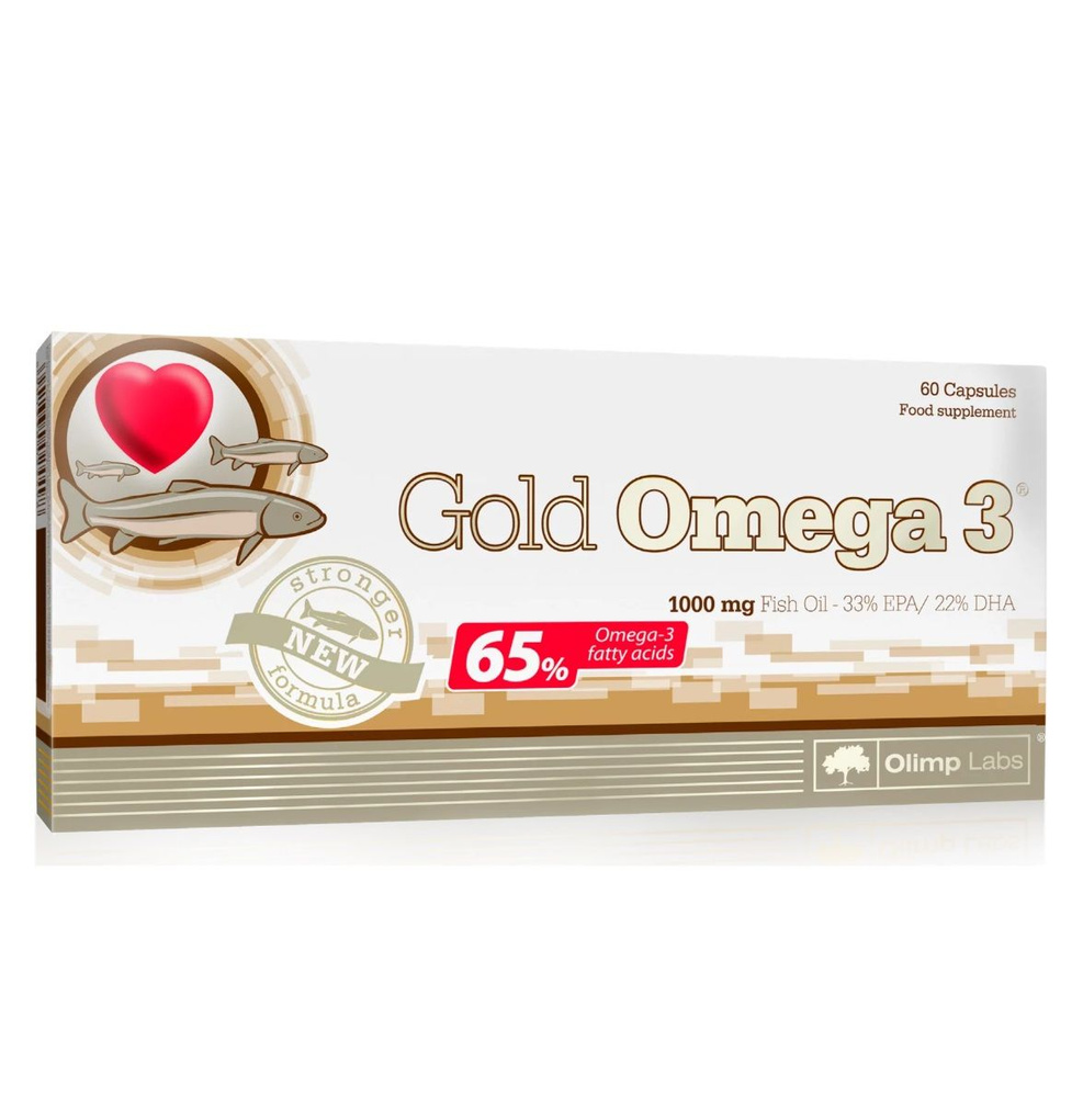 Olimp Labs Gold Omega 3, Рыбий жир, Омега 3, 1000мг 60 капсул, для ...