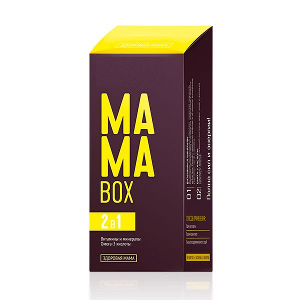 Mama Box / Здоровая мама Набор Daily Box, 30 пакетов по 3 капсулы