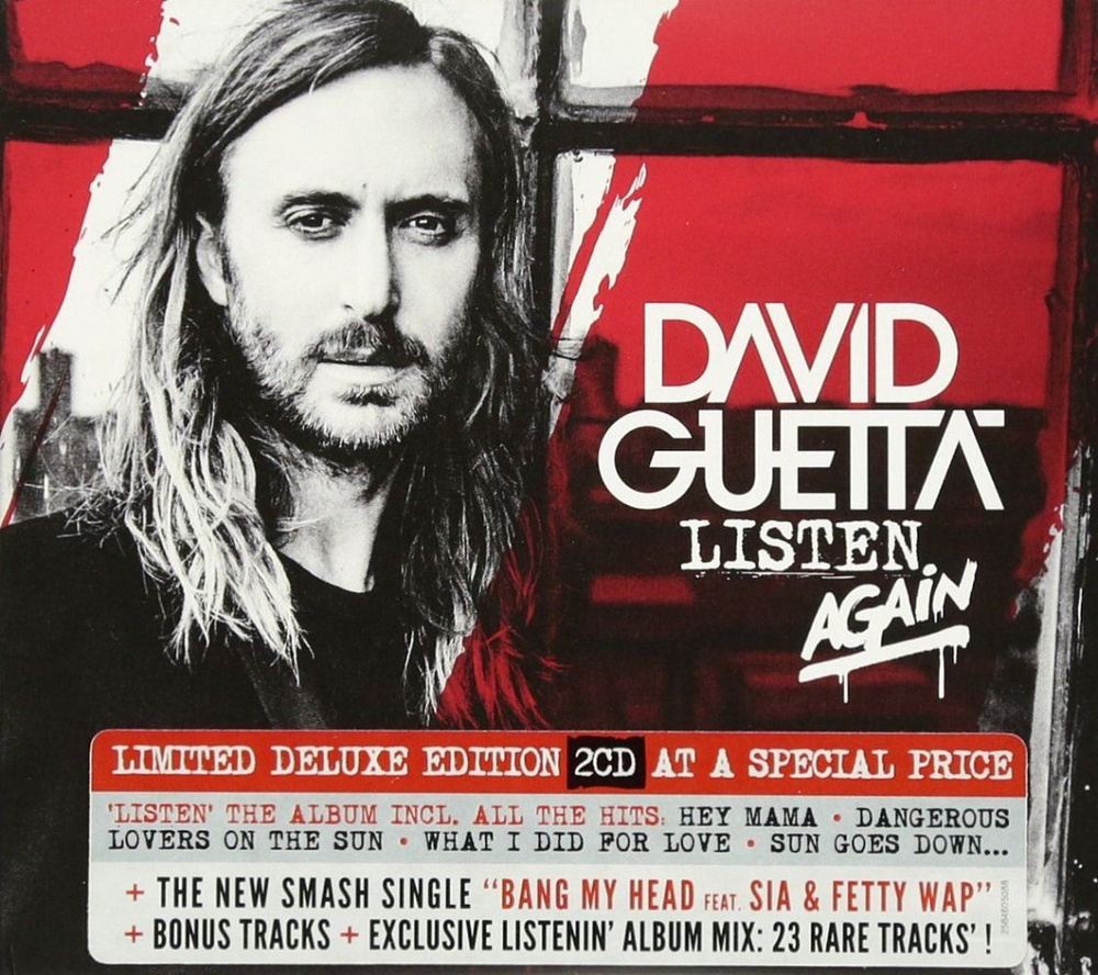 Музыка CD David Guetta - Listen Again Все носители, Deluxe Edition, Limited  Edition .