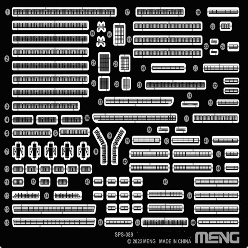 Meng Model sps-089 1/700 hainan корабль металл травильный лист (для meng ps-007) танки  #1