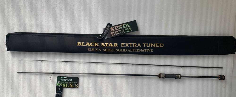 Спиннинг Xesta Black Star Extra Tuned секций 2, от 0.2 гр до Спиннинг Xesta Black Star Extra Tuned секций 2, от 0.2 гр до