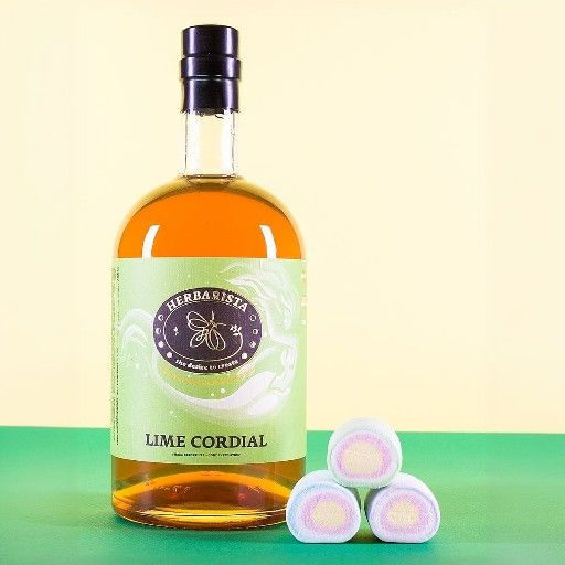Сироп для кофе, коктейлей, десертов и выпечки Herbarista, Lime Cordial ...