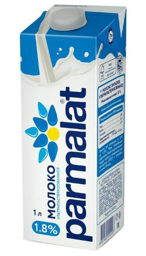 Молоко Parmalat Natura Premium ультрапастеризованное, 1.8%, 1 л ...