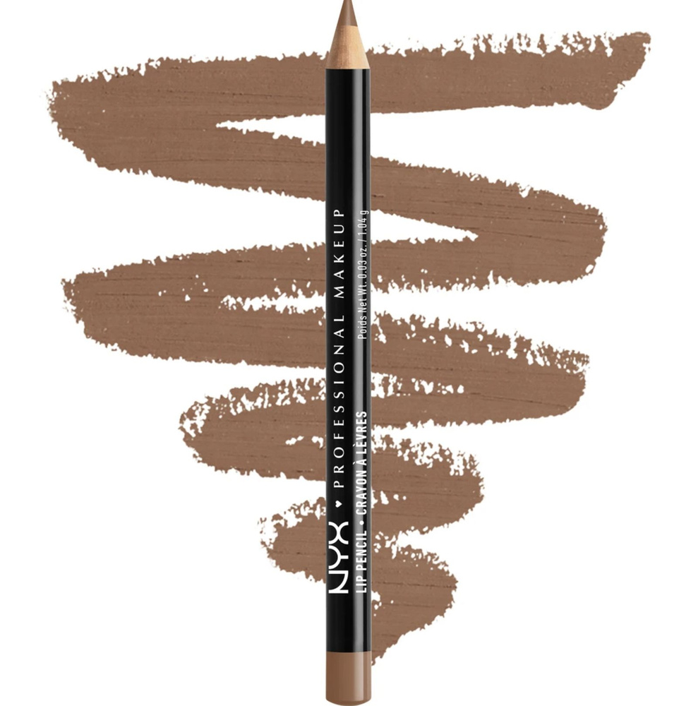 NYX Professional Makeup Тонкий карандаш для губ - Nude Beige #1