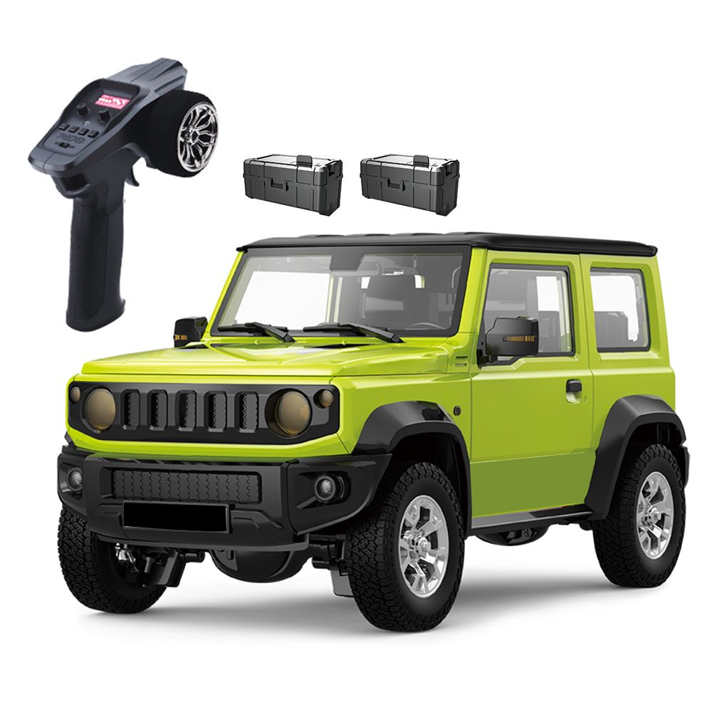 зеленая версия с двумя батареями),Автомобиль Suzuki Jimny с дистанционным управлением (высокопроизводительная #1