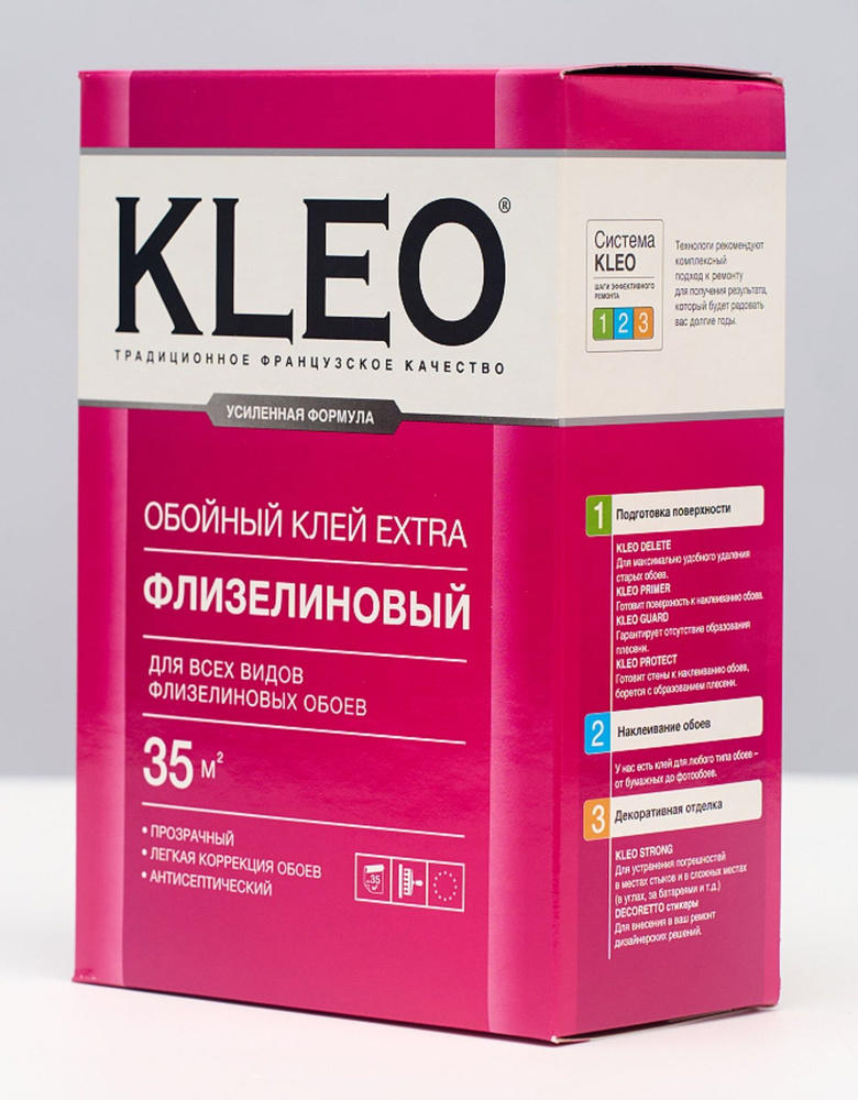 KLEO EXTRA 35, Клей для флизелиновых обоев 240г #1