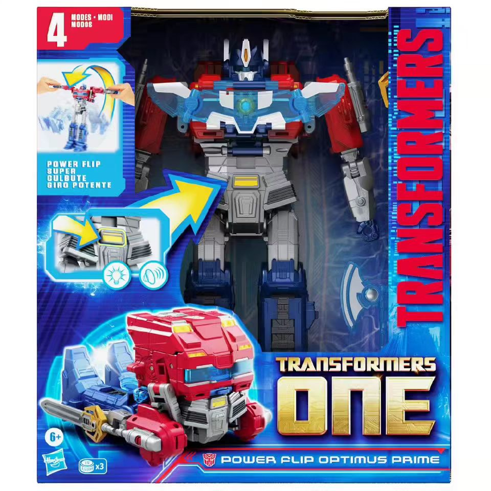 Трансформеры игрушки Hasbro Transformers One Opwer Flip Optimus Prime ...
