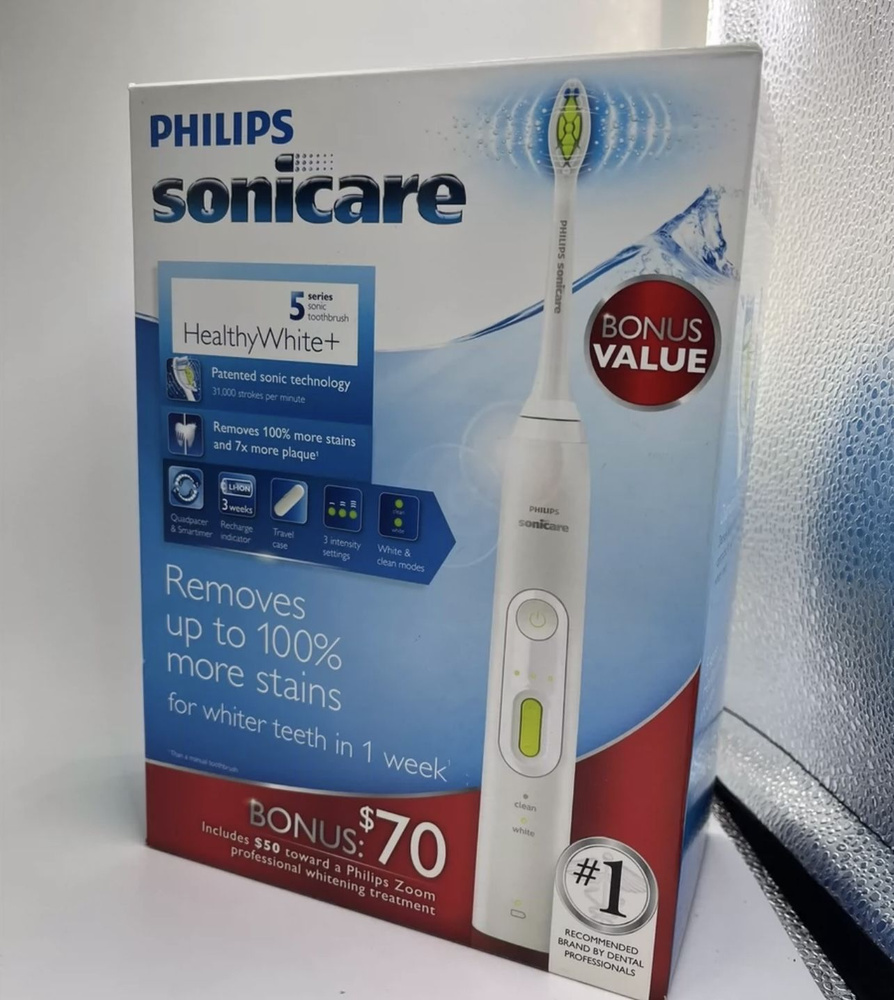 Электрическая зубная щетка Sonicare ProtectiveClean 8000, белый, зеленый  #1