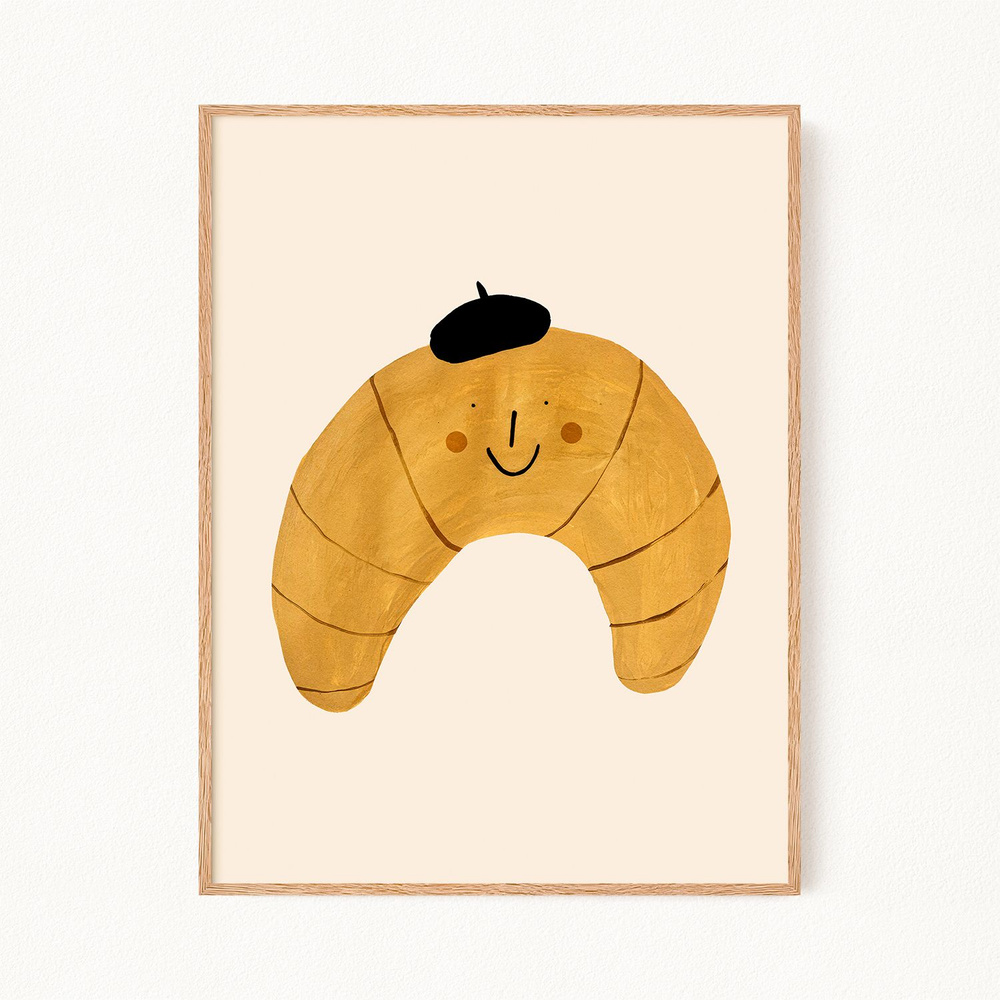 Постер "Mr Croissant", 21х30 см #1