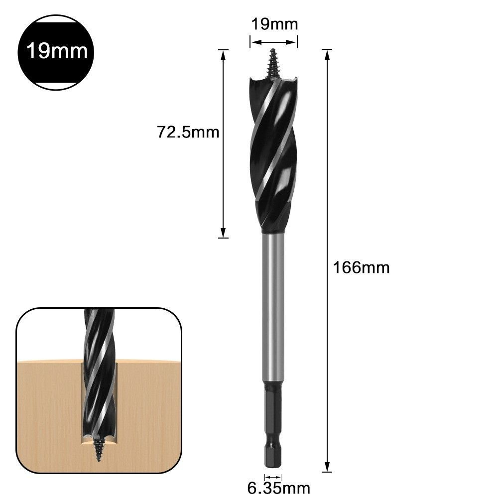 Сверла по дереву Спиральные сверла по дереву 19MM #1