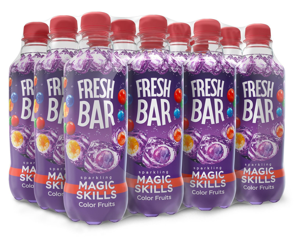 Газированный напиток Fresh Bar Magic Skills, 12 шт х 0,48 л - купить с ...
