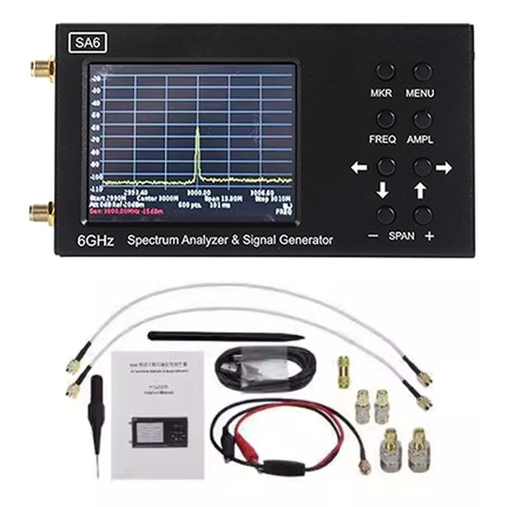 Анализатор спектра SA 6 35-6200 МГц, используется для измерения радиосигналов, пеленгации и анализа помех #1
