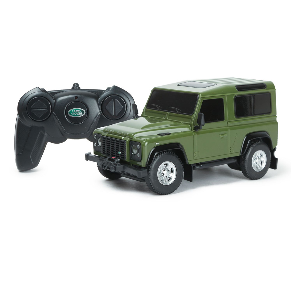 Машина Rastar РУ 1:24 Land Rover Defender Зеленая 78500 #1