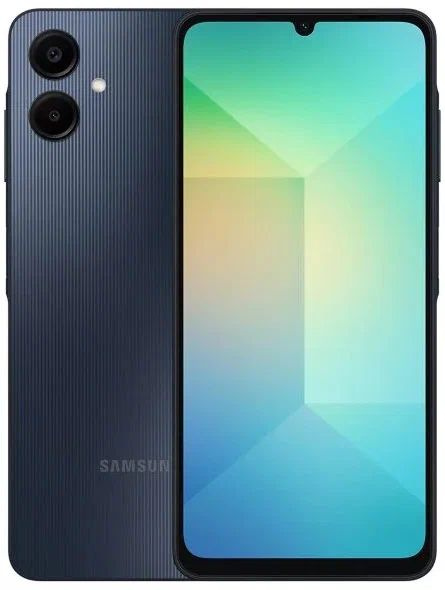 Samsung Смартфон Galaxy A06 4G 4/128 Ростест (EAC) 4/128 ГБ, черный #1