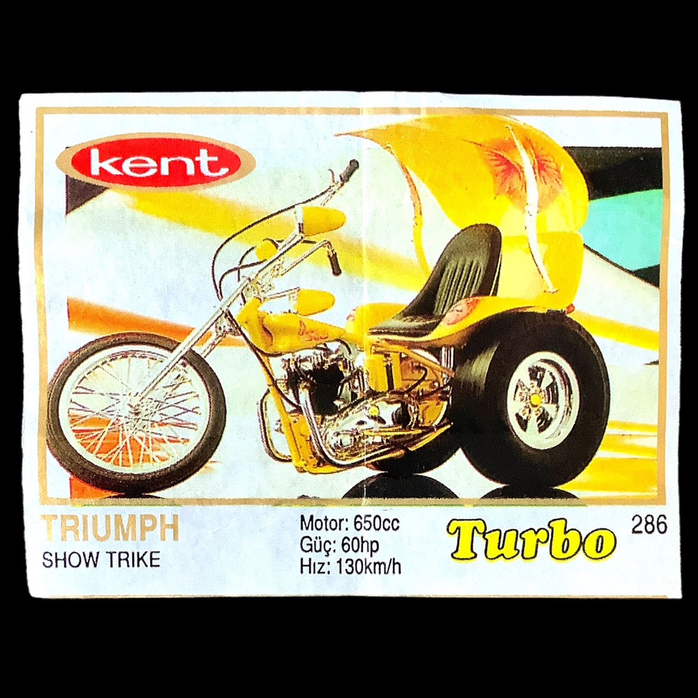 Вкладыш Турбо 1990 год, TRIUMPH, 286 #1