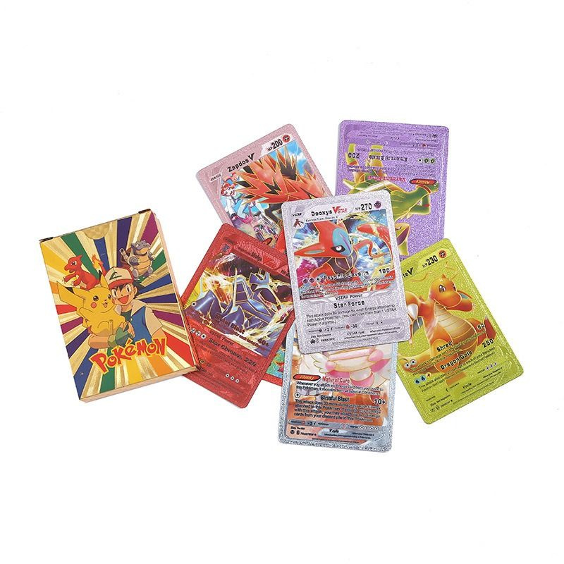 Pokemon 55pcs штук карточек покемонов из коллекции Пикачу #1