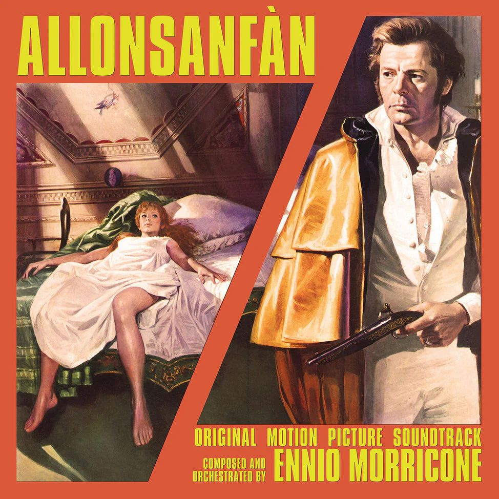 Виниловая пластинка OST Allonsanfan Ennio Morricone RSD2024 Clear Red Vinyl 30x30cm insert LP  #1