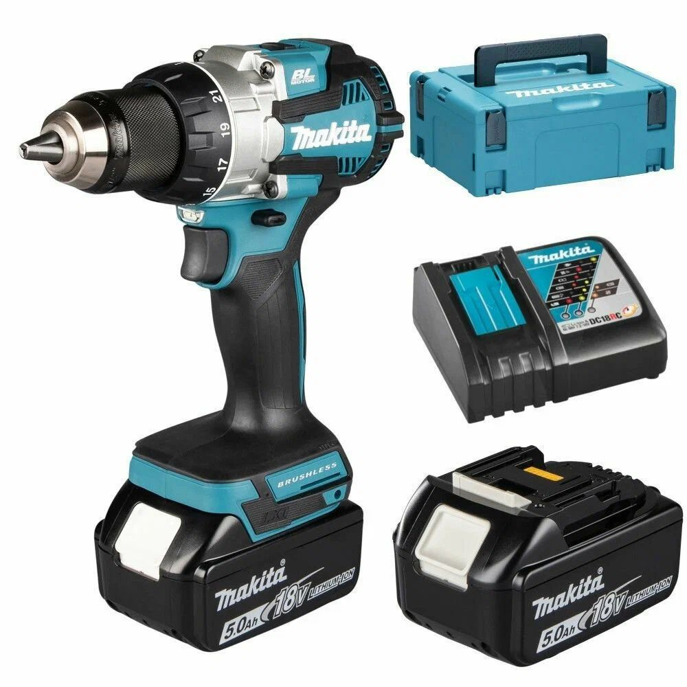 Дрель-шуруповерт аккумуляторная Makita DDF489RTJ #1