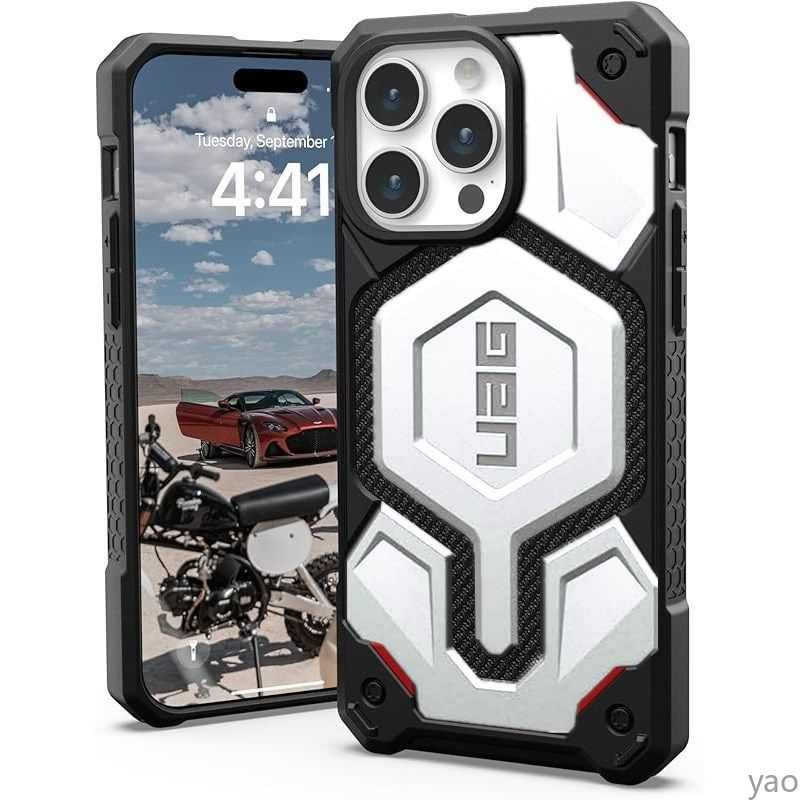 Чехол для мобильного телефона UAG iPhone 15 Pro Max Monarch Pro, углеродное волокно, кевлар, совместимый #1