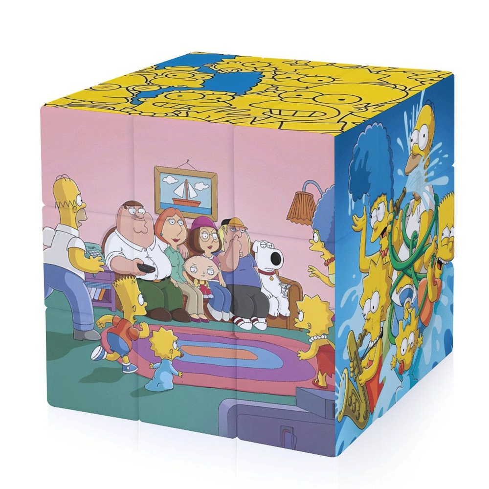 The Simpsons Кубик Рубика с картинами SPEEDCUBES 3x3 Головоломка детская БиЗи Тойс  #1