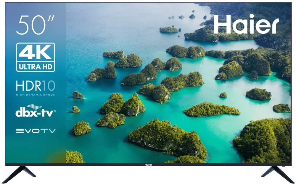 Haier Телевизор DH1VLTD02RU 50" 4K UHD, черный #1