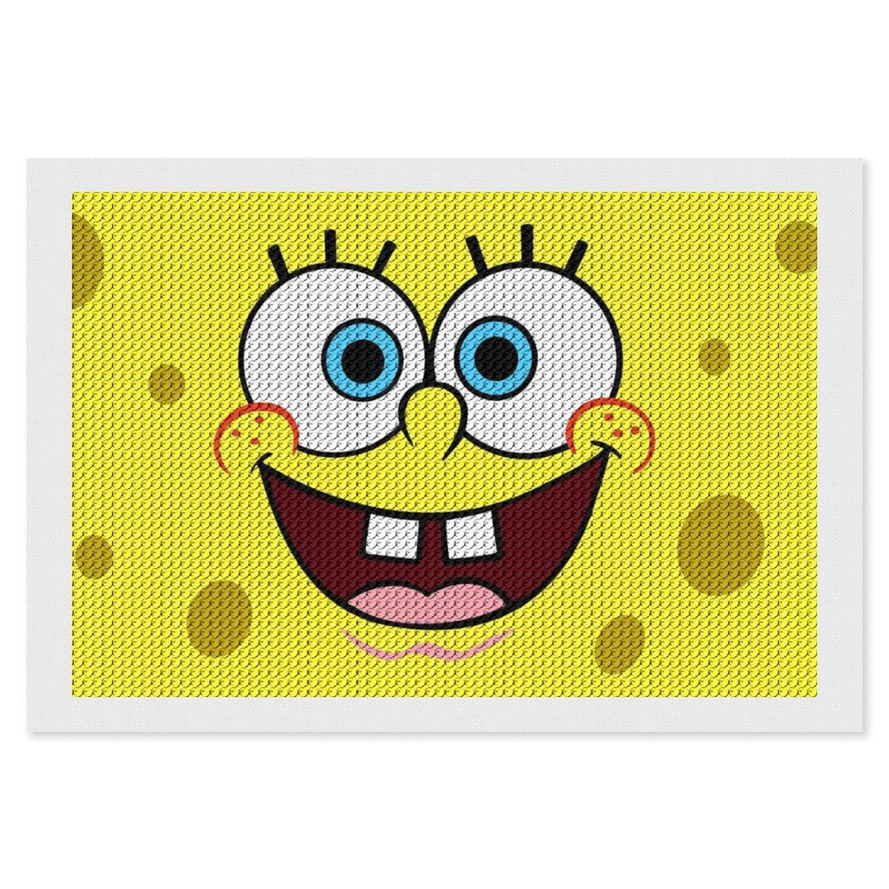 SpongeBob SquarePants Алмазная мозаика Вышивка Живопись Картина стразами 20х30 см  #1